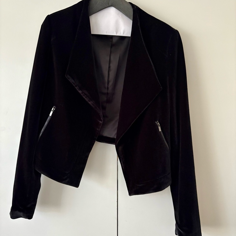 Lysse Velvet Leigh Jacket Black